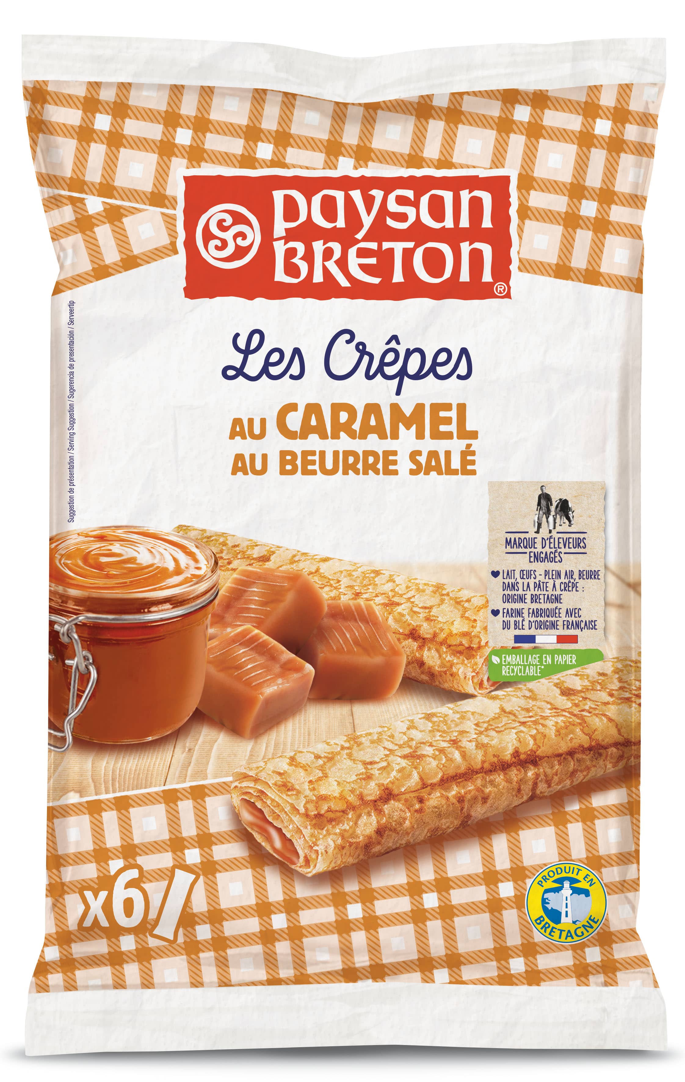 Cr Pe Caramel Beurre Sal Pour Une Crepe Sucr Sal Paysan Breton